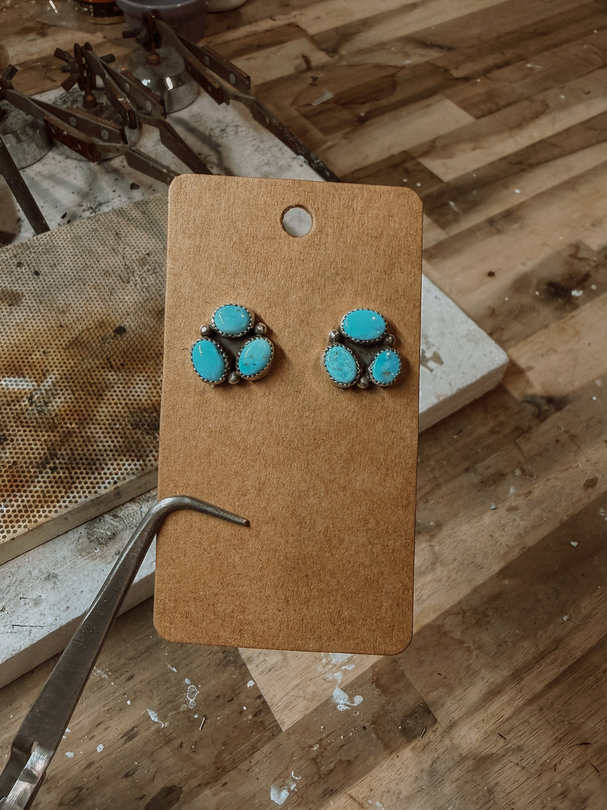 Kingman Cluster Earrings