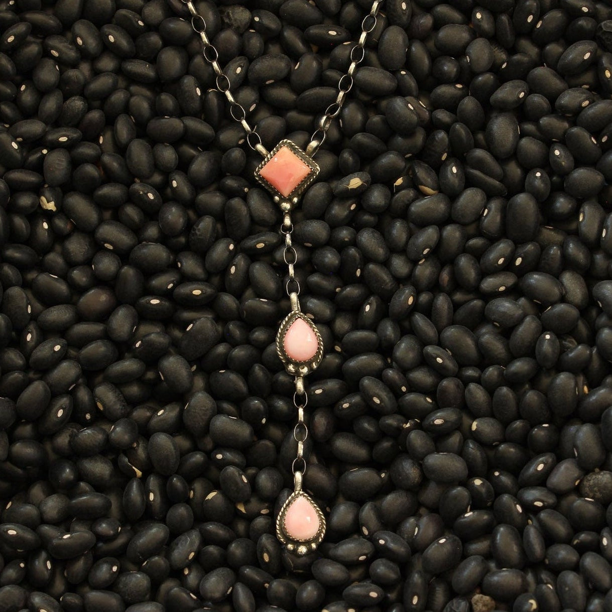 Pink Conch Lariat