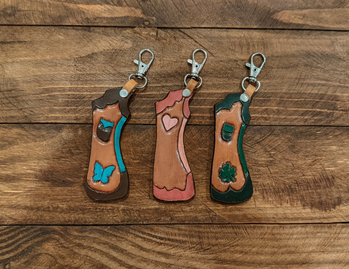 Leather Chap Keychains
