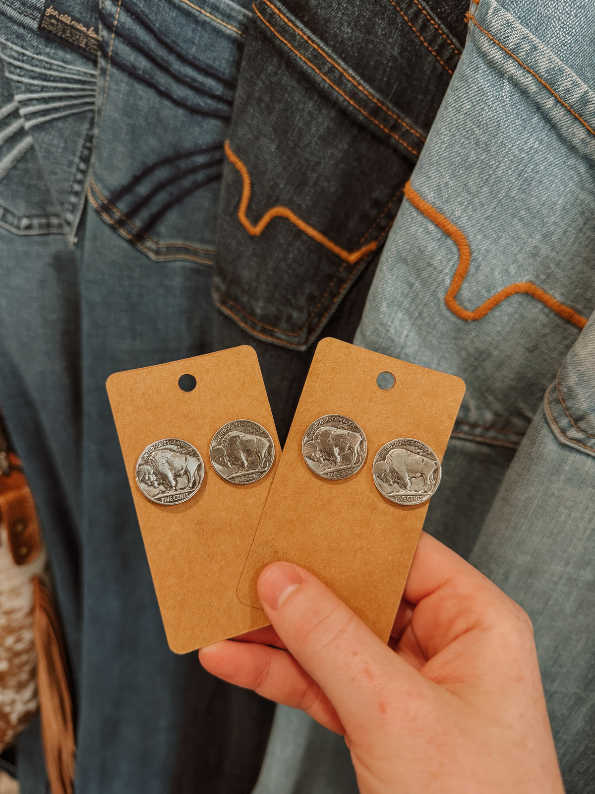 Buffalo Nickel Earrings