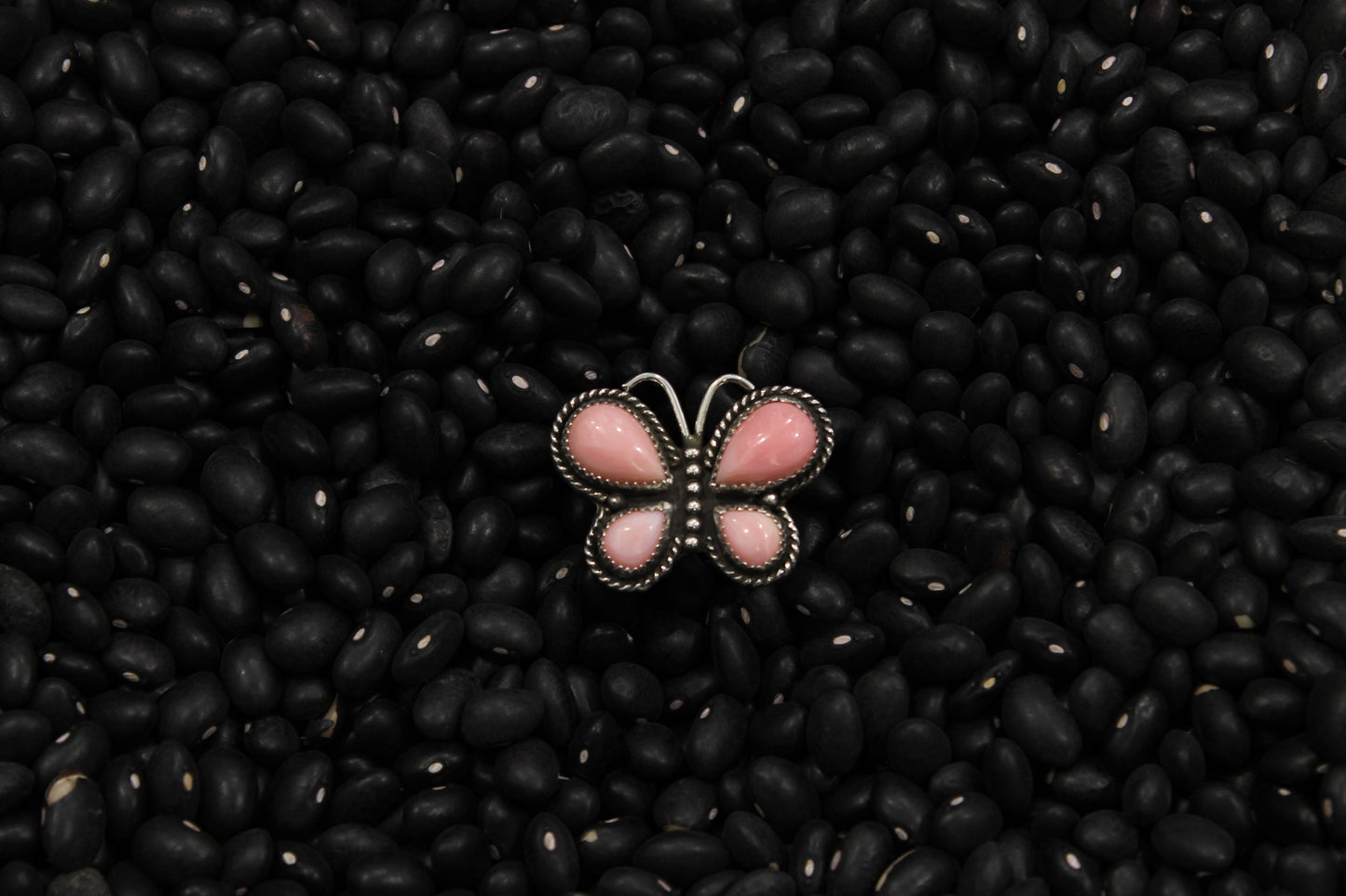 Pink Conch Butterfly Ring