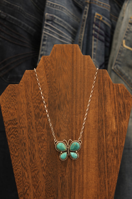 Kingman Butterfly Necklace