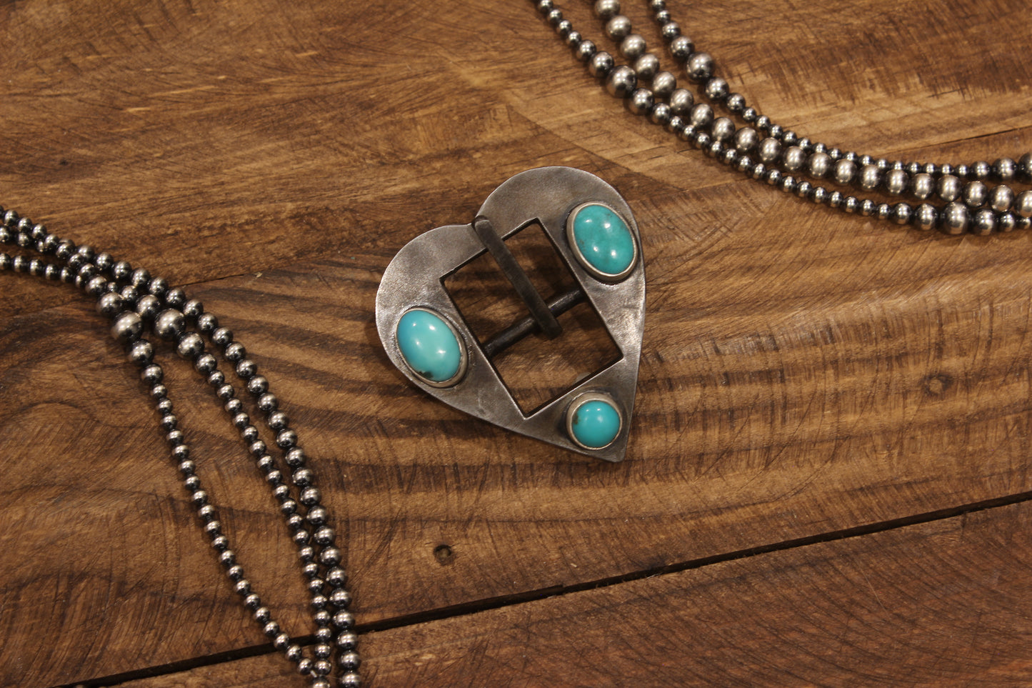 Kingman Heart Headstall Buckle
